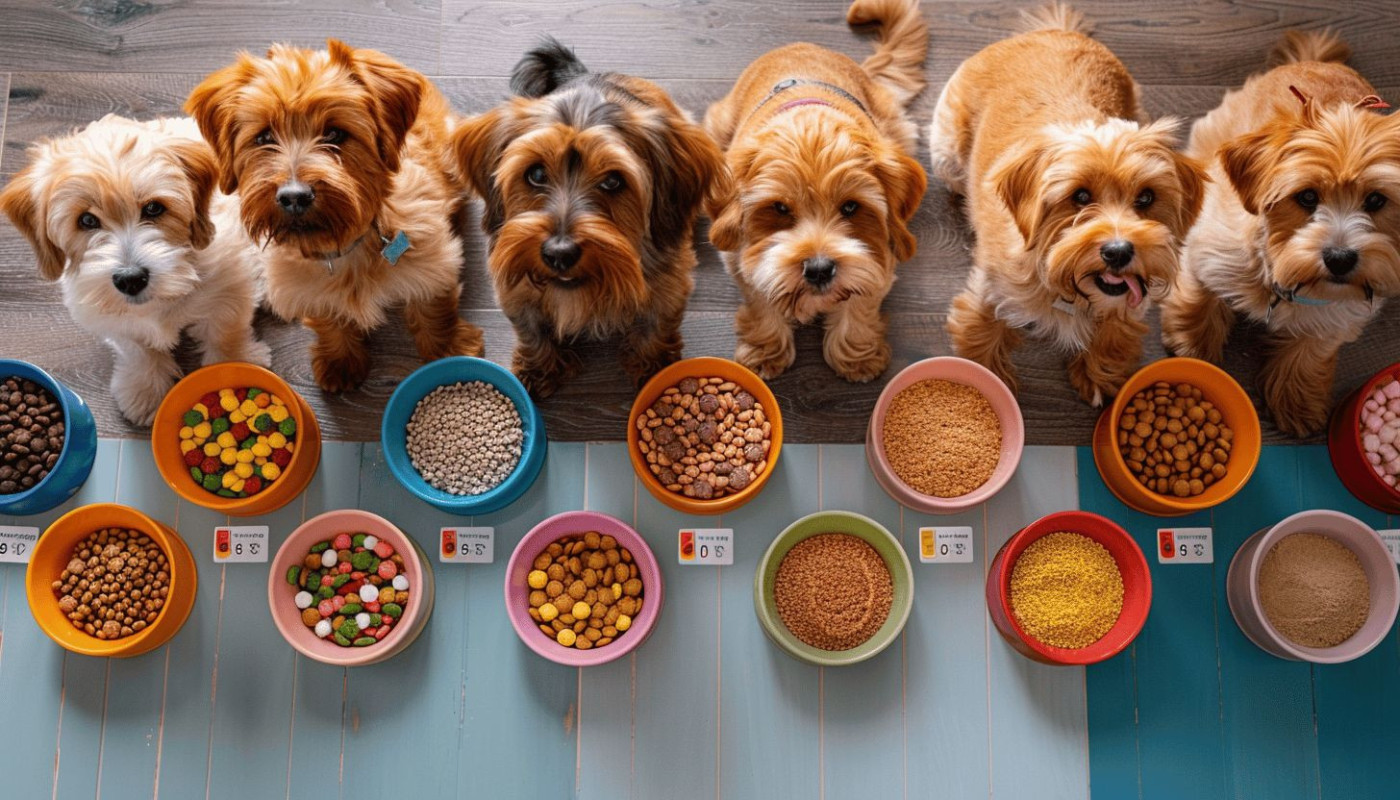 Analyse des tendances alimentaires pour chiens en fonction de l'âge et du sexe des animaux
