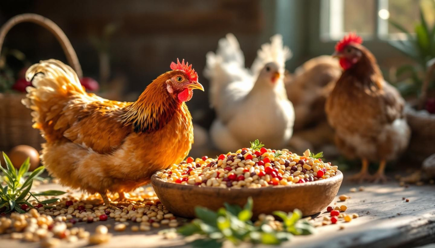 Comment équilibrer la diète des poules avec des céréales ?